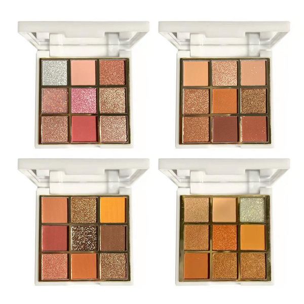 

color shimmering matte eyeshadow palette shiny glitter pigment eye shadow pallete beauty make up set maquillaje