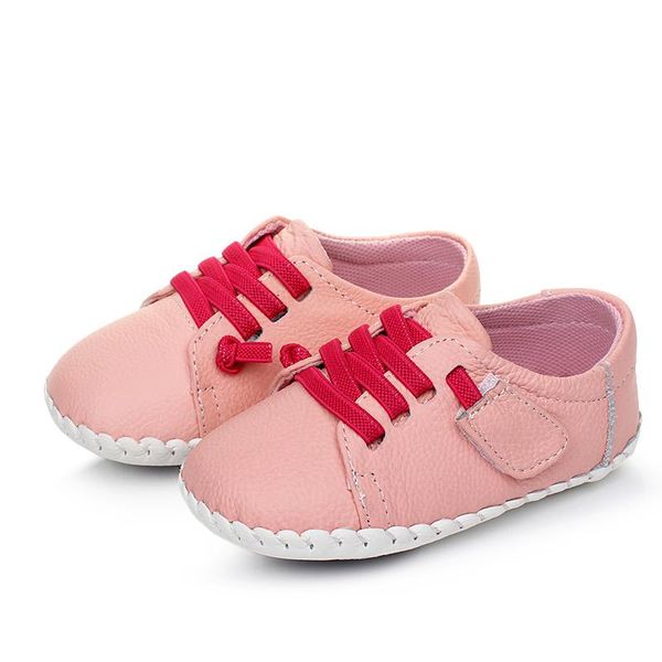 

first walkers brand genuine leather shoes indoor baby boys girls soft anti-skid toddler fashion light blue