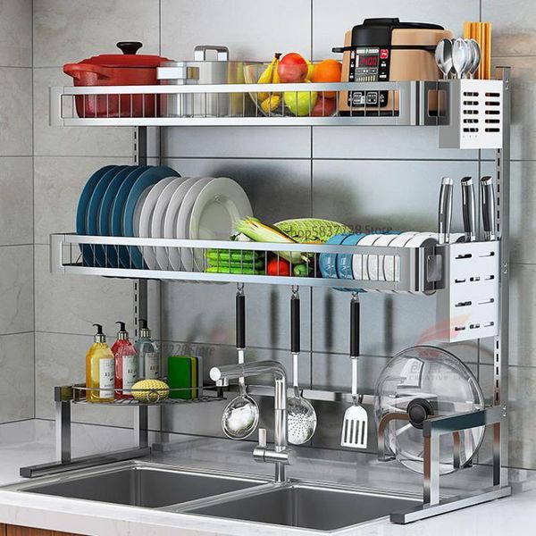 

kitchen storage & organization racks drying bowl drain rack cupboard dishes chopsticks plate knife box cutlery