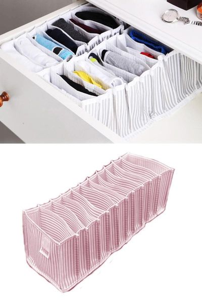 

compartment 3accordion inside drawer organizer small you the pink striped ta577 bath accessory set