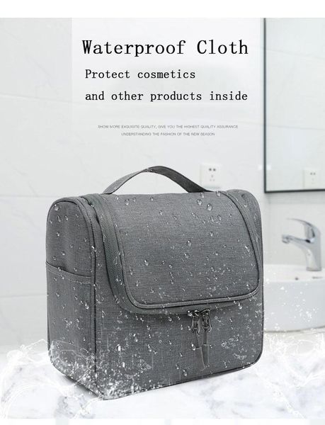 

travel wash bag portable makeup waterproof large capacity storgage sanitary ware hanging organizing cosmetic bags & cases
