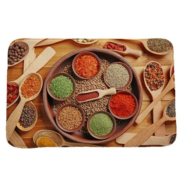 

carpets flavour seasoning creative 3d printing and rugs for bedroom living room carpet kitchen bathroom anti-slip floor mats