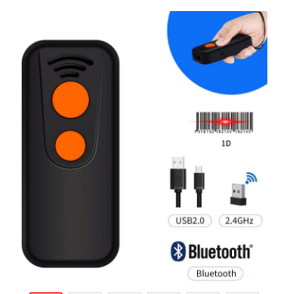 

laser bluetooth 2.4g wireless handheld portable usb 3 in 1 barcode scanner with storage mode scanners