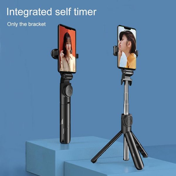 

selfie monopods tripod stick bulit-in fill light multifunctional lightweight phone stand adjustable slefie bluetooth-compatible