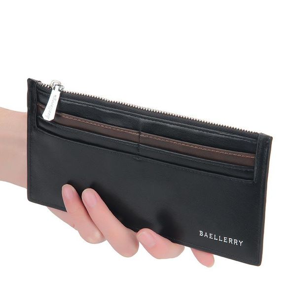 

leather wallet men portafoglio uomo porte feuille homme luxe phone clutch long coin purse carteira de couro masculina billetera wallets, Red;black