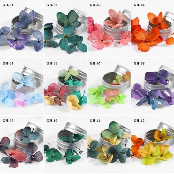 

5pcs/set natural dried flower uv acrylic gel nail art decoration manicure tools1
