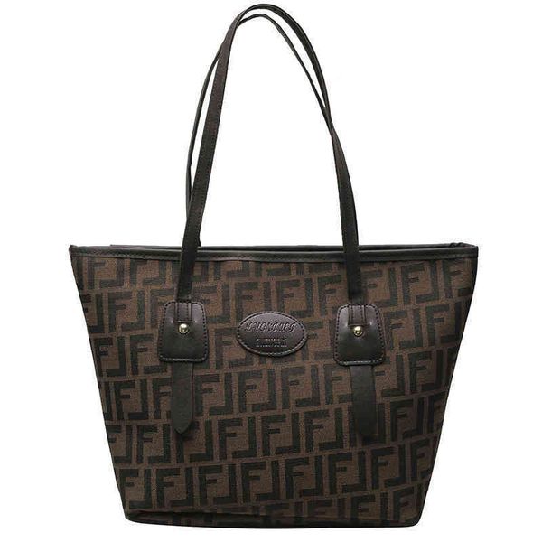 

large capacity women's bag 2021 new fashion texture tote bag fashion one shoulder canvas ii1s, Black;red