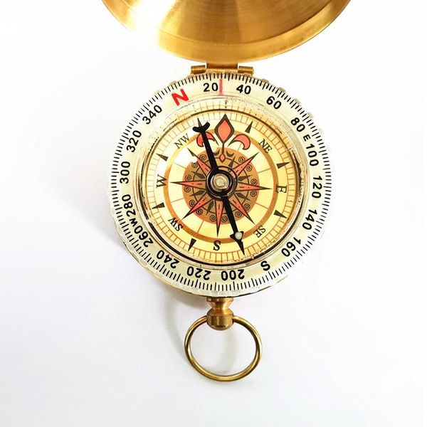 

outdoor gadgets pure compass g50 pocket watch vintage flip cover mountaineering multifunction with luminous