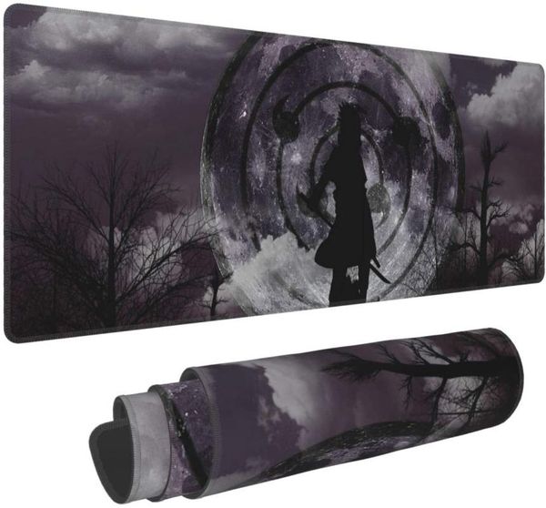 

mouse pads & wrist rests naruto pad anime stitched edge premium-textured mat non-slip rubber base big table for gaming computer laptop