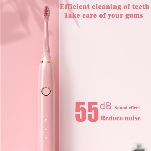 

smart electric toothbrush sonic couple multi-adjustment portable rechargeable