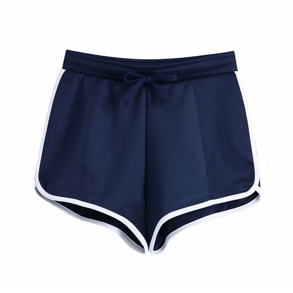 

women's shorts spring casual high waist za knitted blue women fashion drawstring elastic short pants chic nkxu, White;black