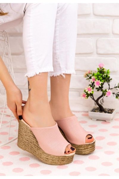 

slippers wedges, Black