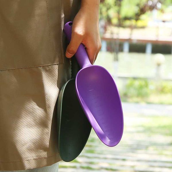 

thickened plastic soil shovel meaty spoon balcony vegetable digging gardening flower loosening tool large planters & pots
