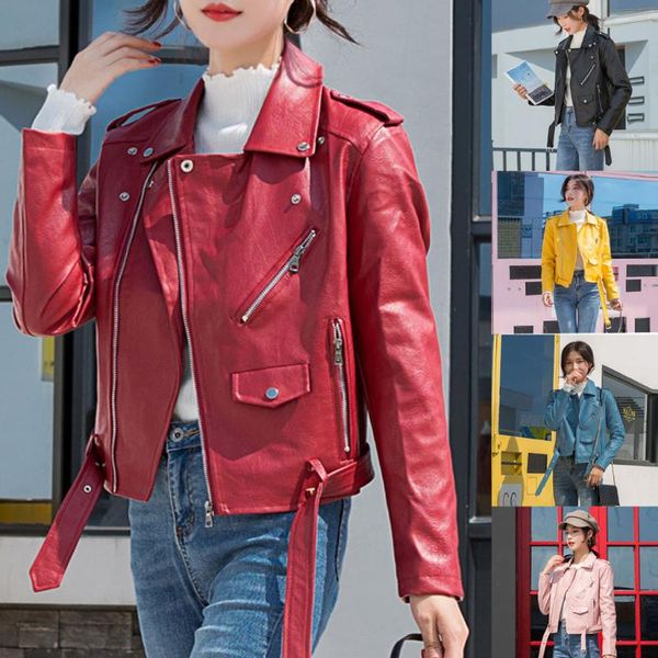 

women's jackets womail winter coat women elegant 2021 long sleeve turn-down collar zipper pocket fashion casual solid color hatless out, Black;brown