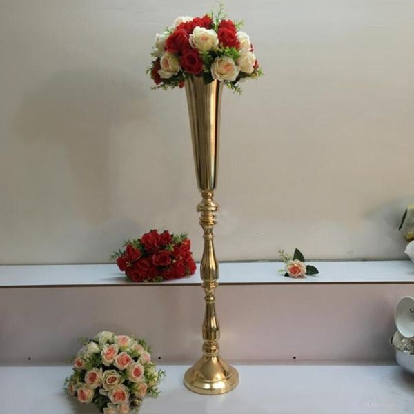 

party decoration gold iron chorme ostirch feathers for vase wedding table centerpiece