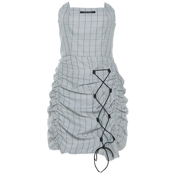 

casual dresses ztone y2k chest wrap sleeveless mini dress 2021 summer for women bodycon party beachwear holiday slip, Black;gray
