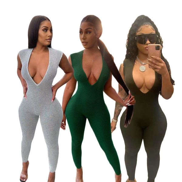 

women's jumpsuits & rompers women bodycon jumpsuit romper black knitting short sleeve bodysuit zipper turtleneck elegant full, Black;white