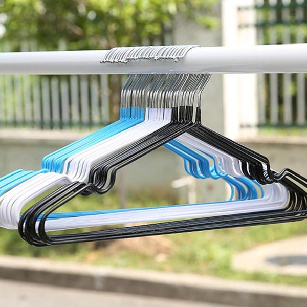

hangers & racks 10pcs stainless steel non-slip shirt trouser coat hook hanger clothes stand increases your usable wardrobe space.increases