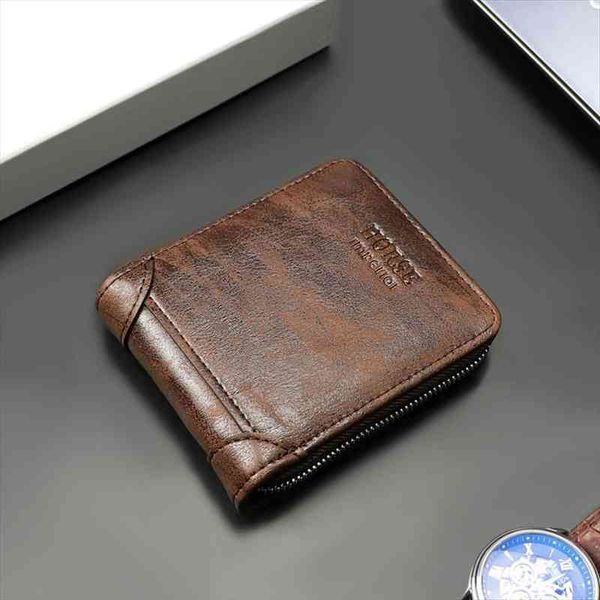 

casual wallet men leather short purse small for multifunction card holder coin, Red;black