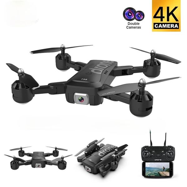 

f88 drone 4k profissional camera rc quadcopter toys mini drone with camera hd foldable gift for children