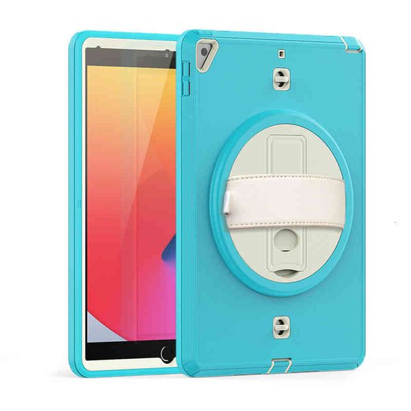 

360Â° rotation kickstand hand strap tablet cases for ipad 10.2 [7th/8th gen] mini 6/5/4 air 3/2/1 pro 11/10.5/9.7 samsung galaxy tab