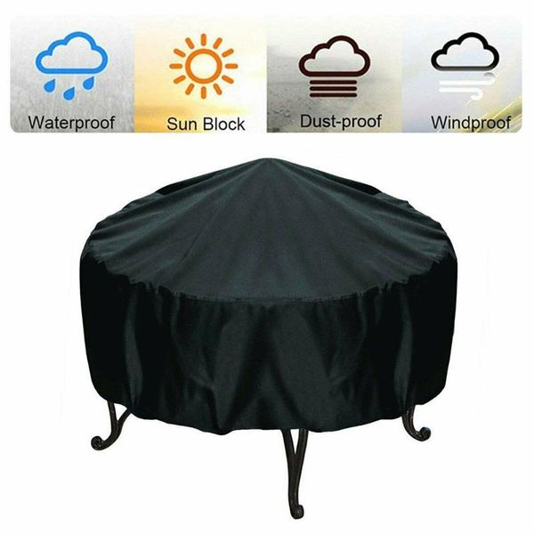 

tools & accessories canopy dustproof rainproof uv protector round bbq duty cover protective barbecue small furniture
