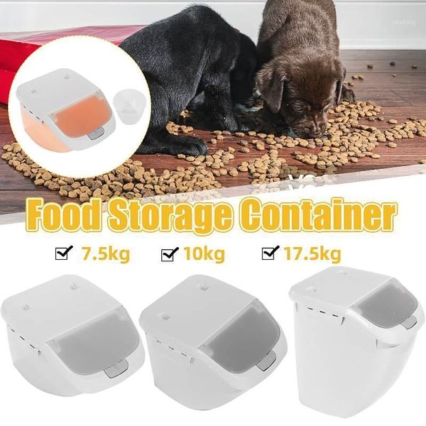

storage bottles & jars rice box large capacity grain cereal dispenser flip lid organizer container kitchen cover