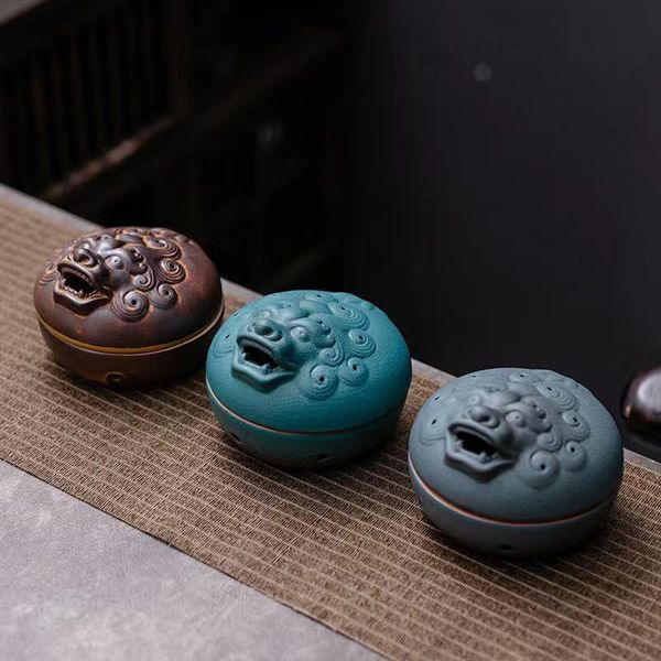 

retro ceramics incense burners portable porcelain censer japanese-style buddhism home decor fragrance lamps