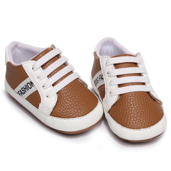 

born baby girl boy cartoon pattern anti-slip shoes sneakers toddler soft soled shoe first walker 0-24m walkers