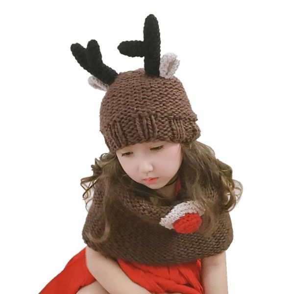 

berets fashion children hat winter warm wool knitting cute caps hats vertical weaving with on thek#01, Blue;gray