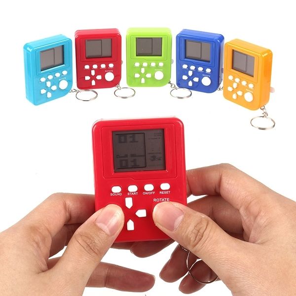

japanese handheld mini video tetris game console nostalgic decompression puzzle toy