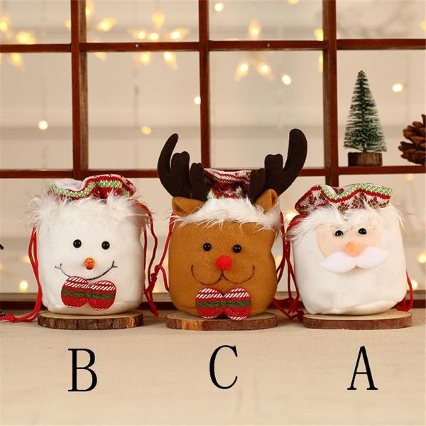

christmas decorations stockings mini storage bag candy gift tree for home