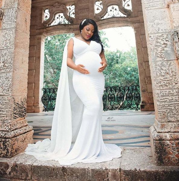 

casual dresses chiffon maternity pregnancy dress pography props maxi gown tailing pregnant po shooting for women, Black;gray