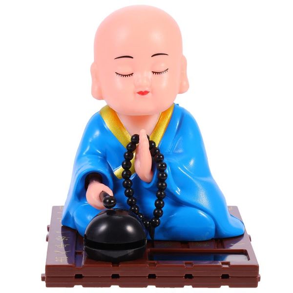 

interior decorations vorcool 1pc vivid little monk ornament adorable car adornment solar decor creative