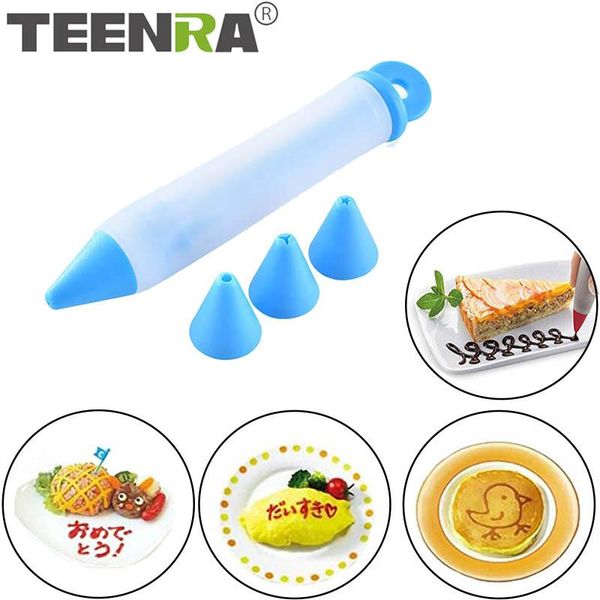 

baking & pastry tools teenra silicone writing pen chocolate decorating icing piping cake