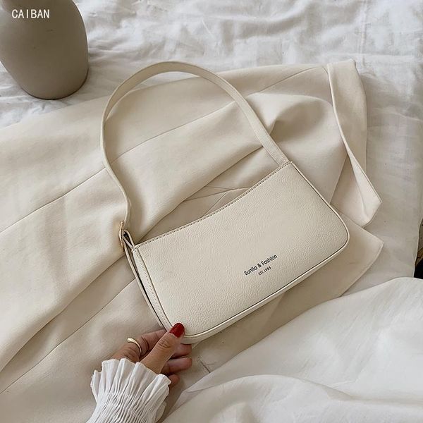 

evening bags 2021 summer female bag fashion shoulder casual solid color leather ladies luxury designer