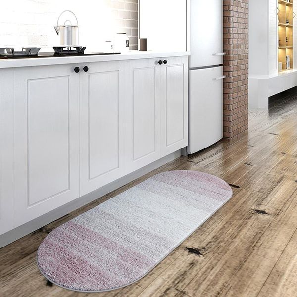 

oval bath mat bathroom bedroom non-slip mats water absorption kitchen foam rug shower carpet for door hallway entrance carpets