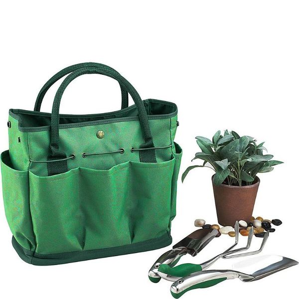 

storage bags garden tote bag gardening tool holder oxford organizer lawn yard carrier 8 pockets herramientas drop