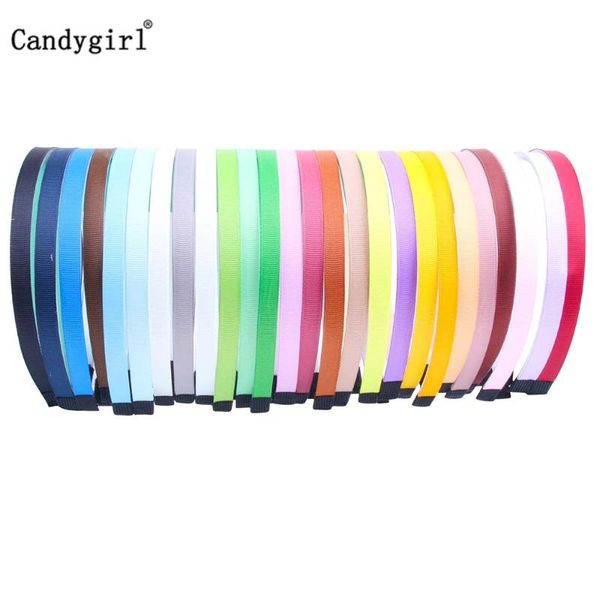 

10pcs ribbon headbands for women colored teeth diy kids hairband covered hair hoop multicolor girl headwear accessories