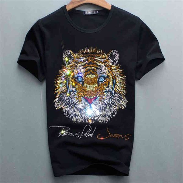 

t shirts luxury design of diamonds 100% cotton mens tees designer men tshirt, White;black