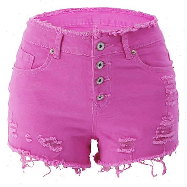 

summer women womens shorts casual hole denim high waist solid jeans vintage cotton short pants drop, White;black