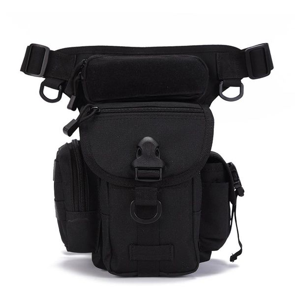 

army outdoor military tactical leg bag multi-function pockets camouflage fishing climbing mountain riding bags