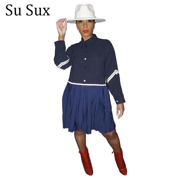 

ethnic clothing casual shirt dress african dresses for women loose turn-dowm collar long sleeve pleated blouse female vestidos 2021 autumn, Red