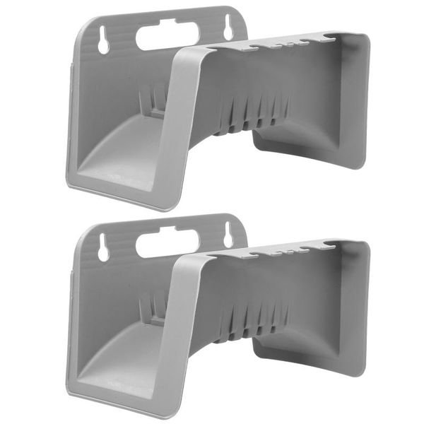 

watering equipments 2pcs grey hose bracket heavy duty carrier support garden hanger