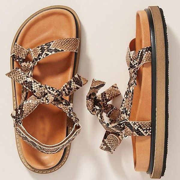 

women summer beach plus size flat sandals flats casual shoes woman gladiator pu leather sandalias mujer sapato feminino d408, Black