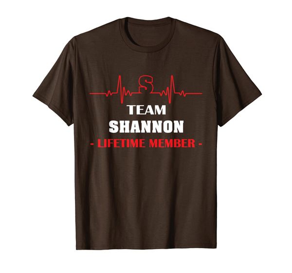 

team shannon lifetime member family youth kid shirt 5ts, White;black