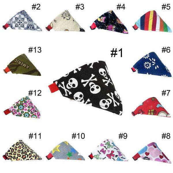 

dog collars & leashes waterproof adjustable collar cat scarf for dogs bandana neckerchief pet accessories small medium large