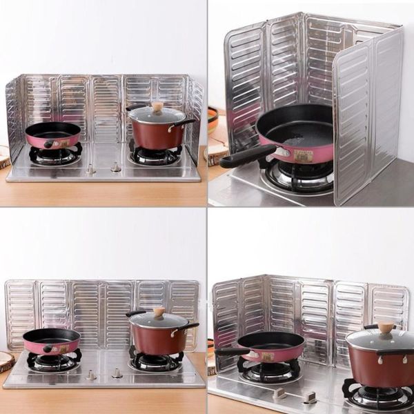 

aluminum foil safe cooking frying pan oil splash screen cover anti splatter shield guard kitchen accessories mats & pads