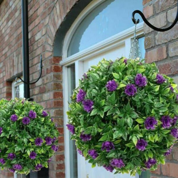 

decorative flowers & wreaths simulation plant lavender ball green handicraft store wall decoration grass artificial plastic