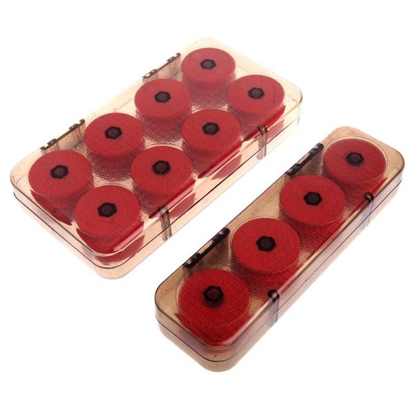

8/16pcs foam winding board fishing line shaft bobbin spools tackle box red lines accessories